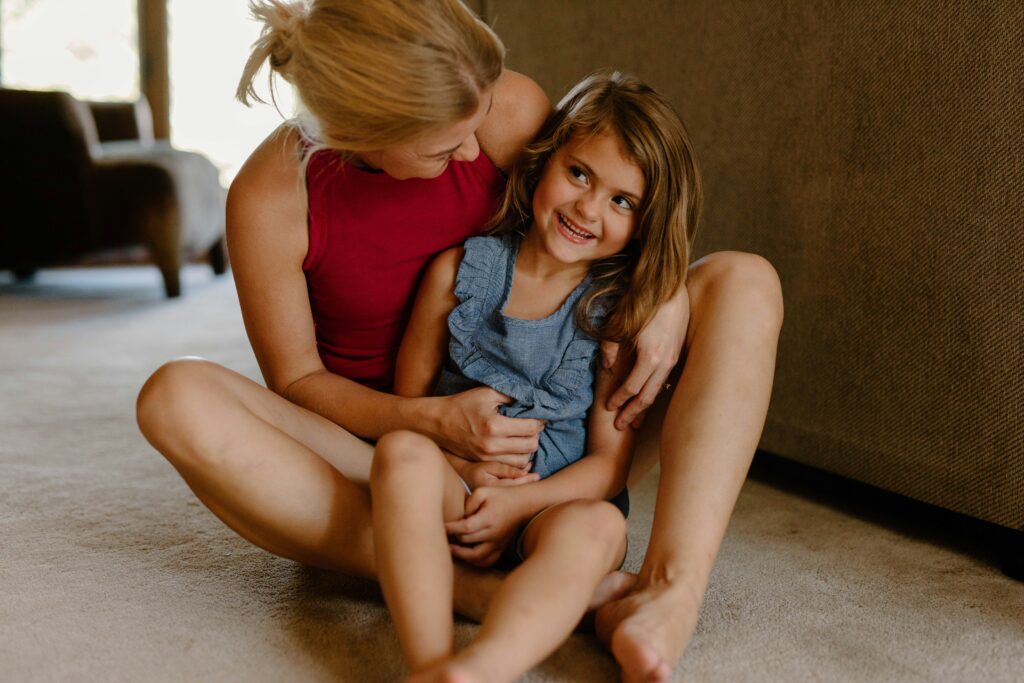 mother and daughter